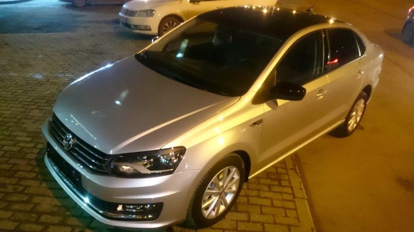 Фольксваген поло серебристый металлик