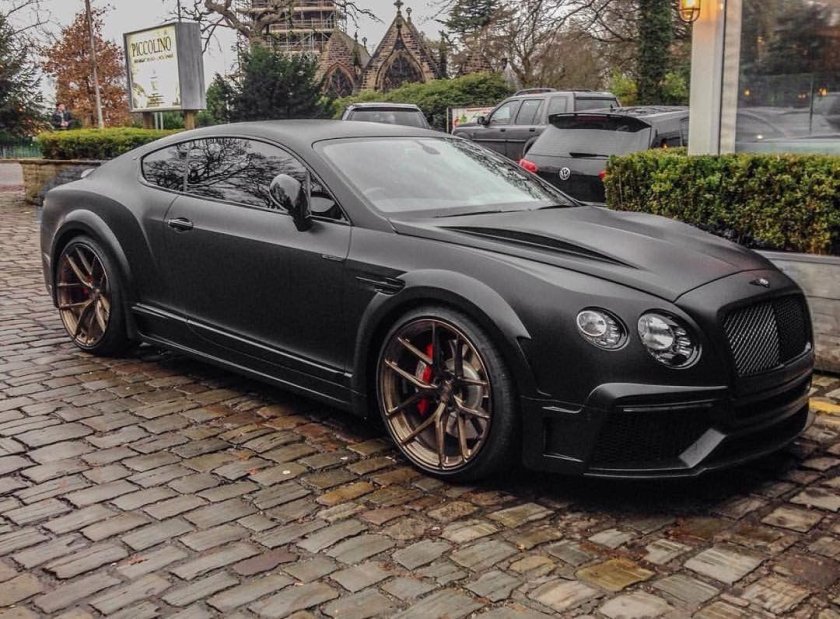 Бентли Континенталь черный матовый