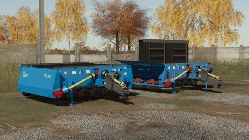 Машина ботвоудаляющая полуприцепная РБМ-6