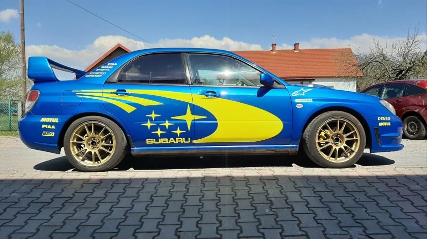 Наклейки на Субару Импреза