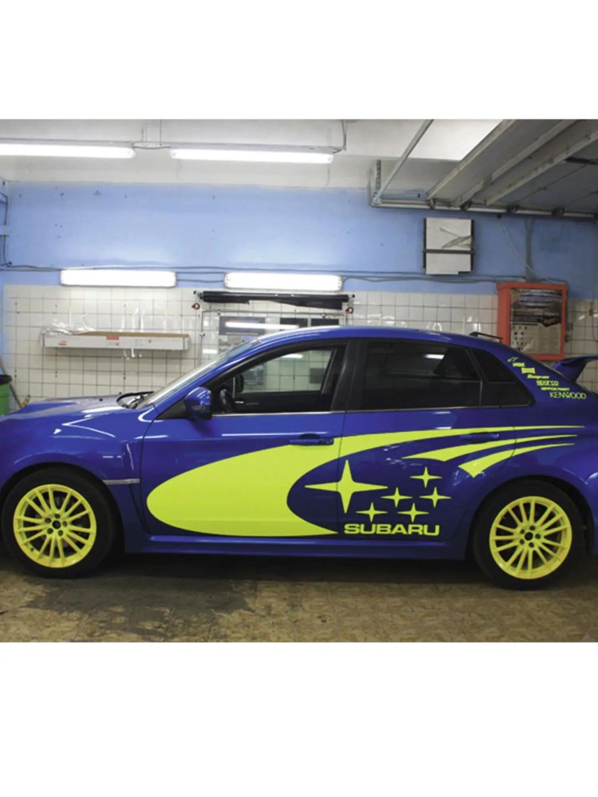 Наклейки на Субару Импреза WRX STI