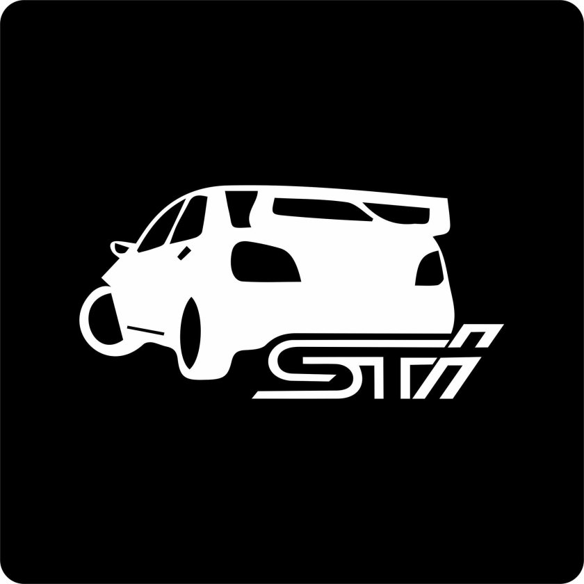 Subaru наклейки