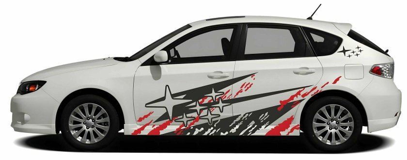 Наклейки на Субару Импреза