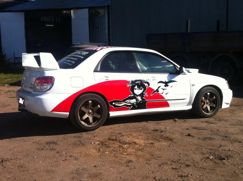 Винилы на Субару Импреза WRX STI