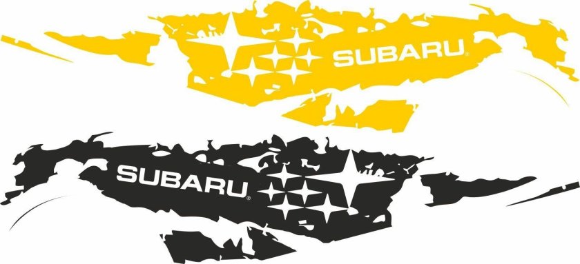 Наклейки на Субару Импреза