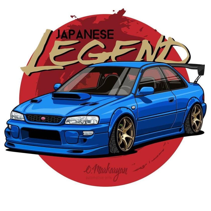 Субару Импреза арт