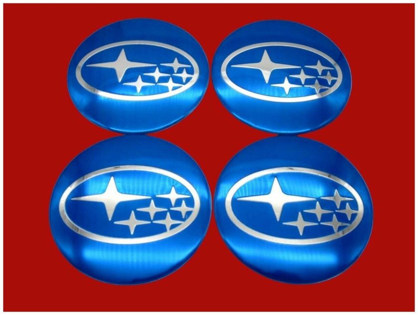 Наклейки на диски Subaru