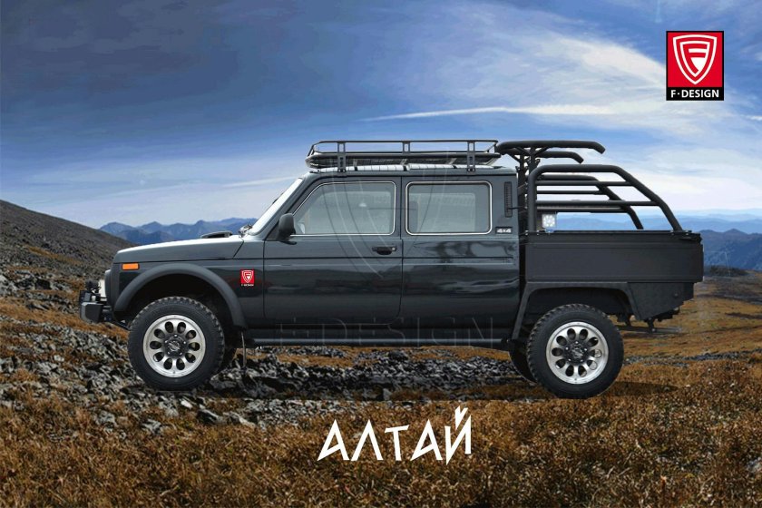 Лада Нива 4х4 пикап