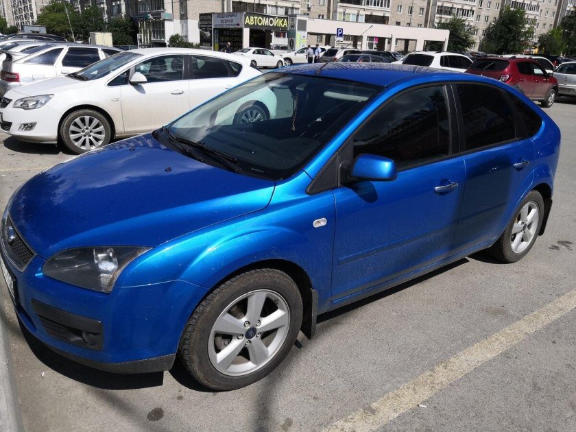 Форд фокус 2 синий хэтчбек