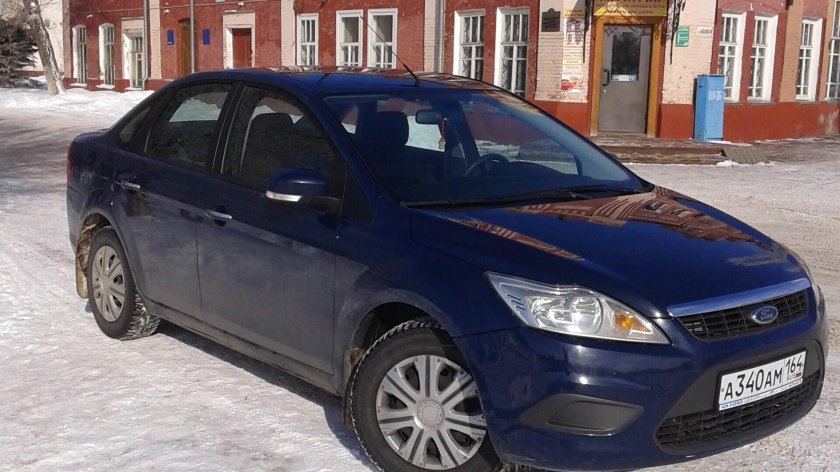 Форд фокус темно синий 2008