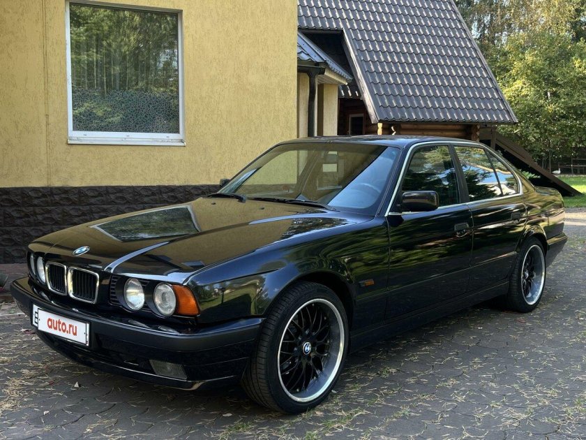 Bmw 525i e34 черная