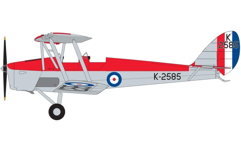 DH-82 Tiger Moth сборная модель