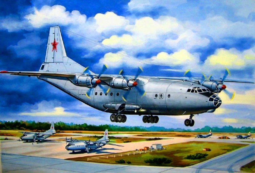 АН-12 транспортный самолёт