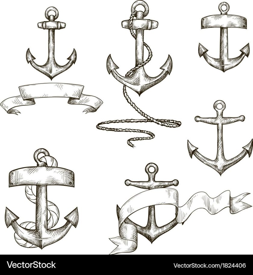 Якорь эскиз