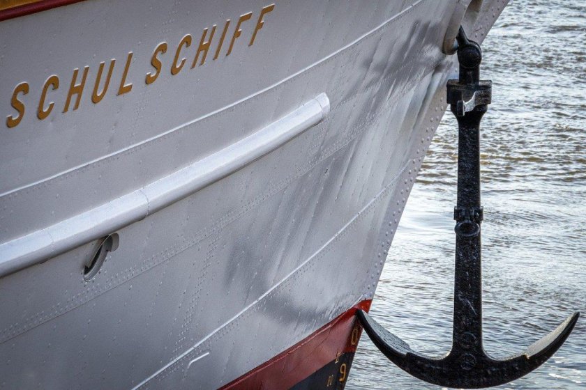 Якорь на корабле