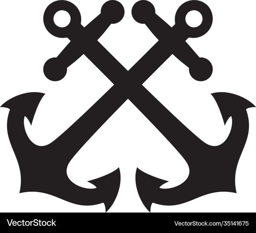 Перекрещенные якоря