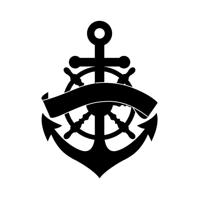 Якорь и штурвал