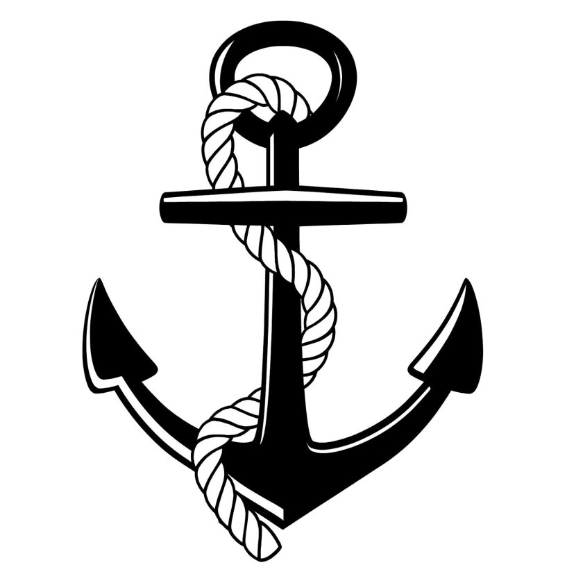 Якорь рисунок