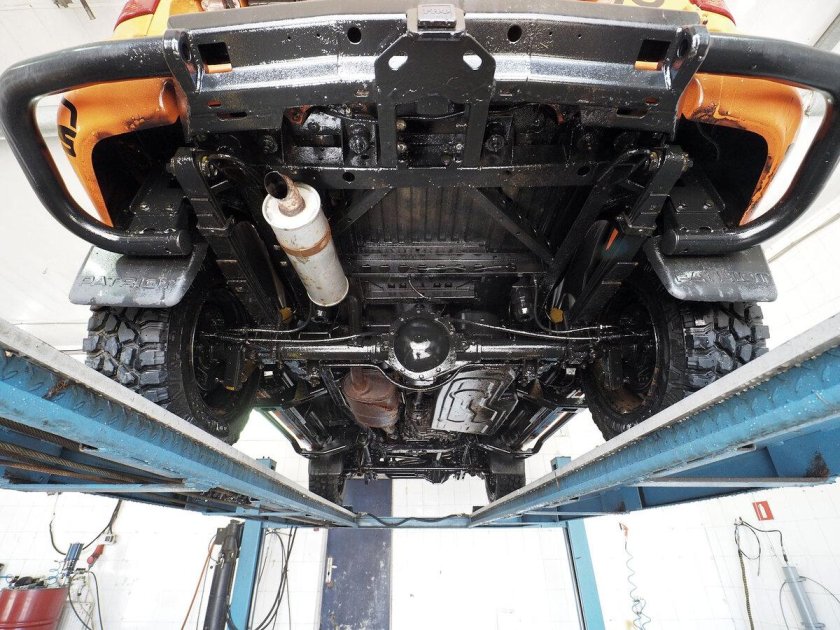 Защита днища УАЗ Патриот