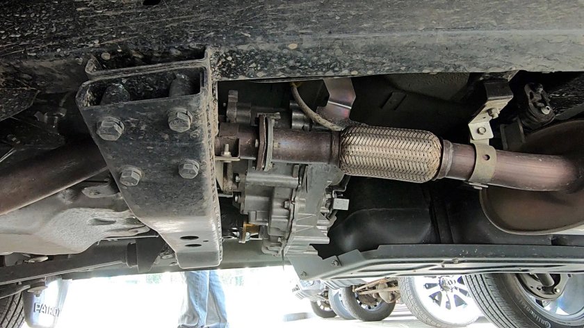 УАЗ Патриот 2021 с АКПП вид снизу