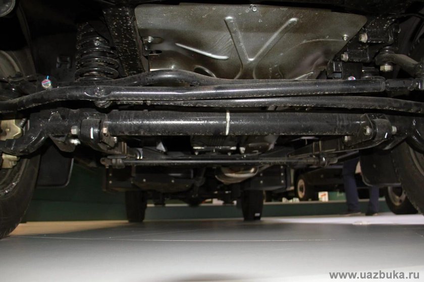 УАЗ профи 2021 снизу