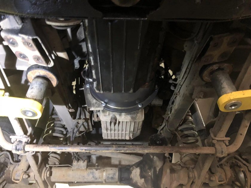 УАЗ Патриот АКПП снизу