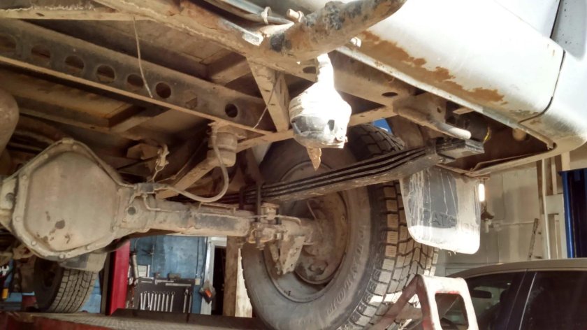 УАЗ Патриот снизу