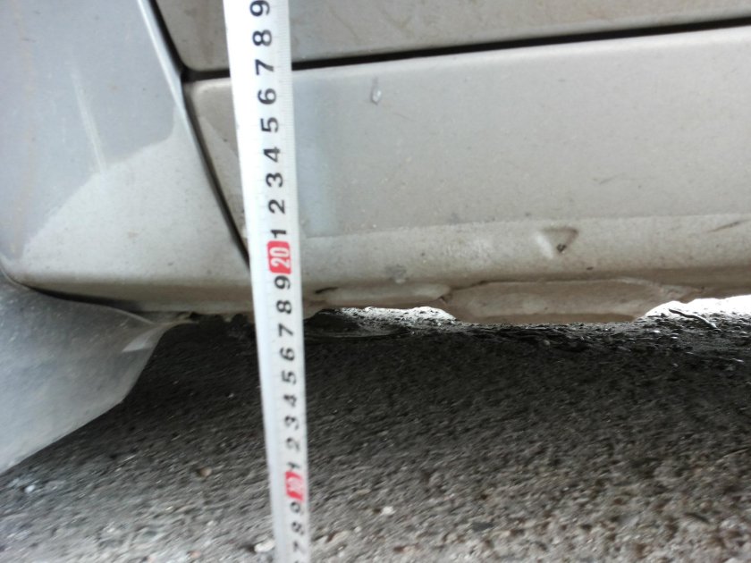 Дорожный просвет Митсубиси Лансер 9