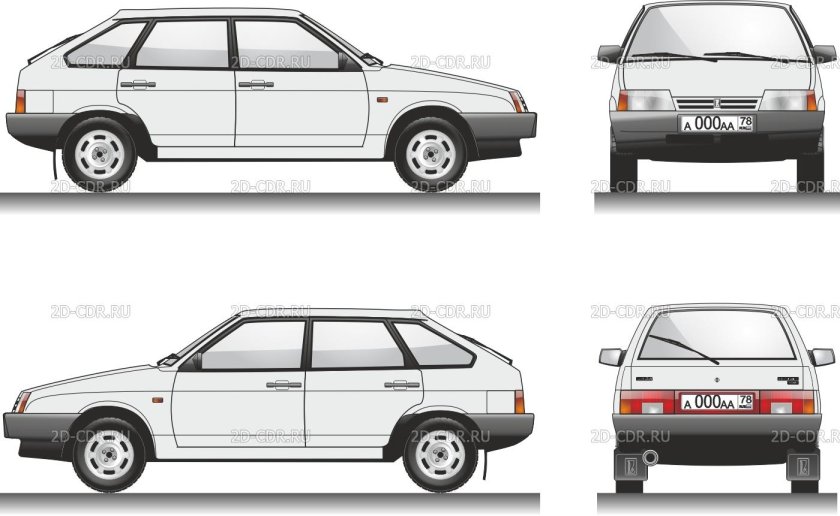 Лада 2109 чертеж