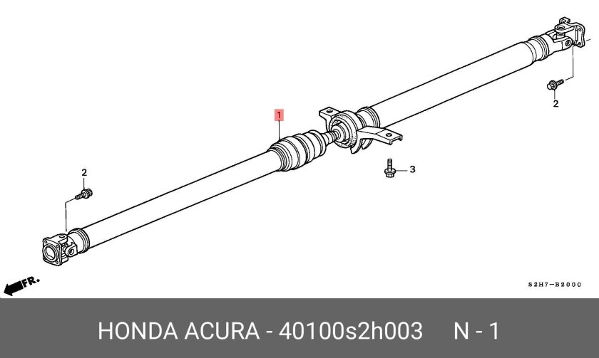 Карданный вал Honda HR-V