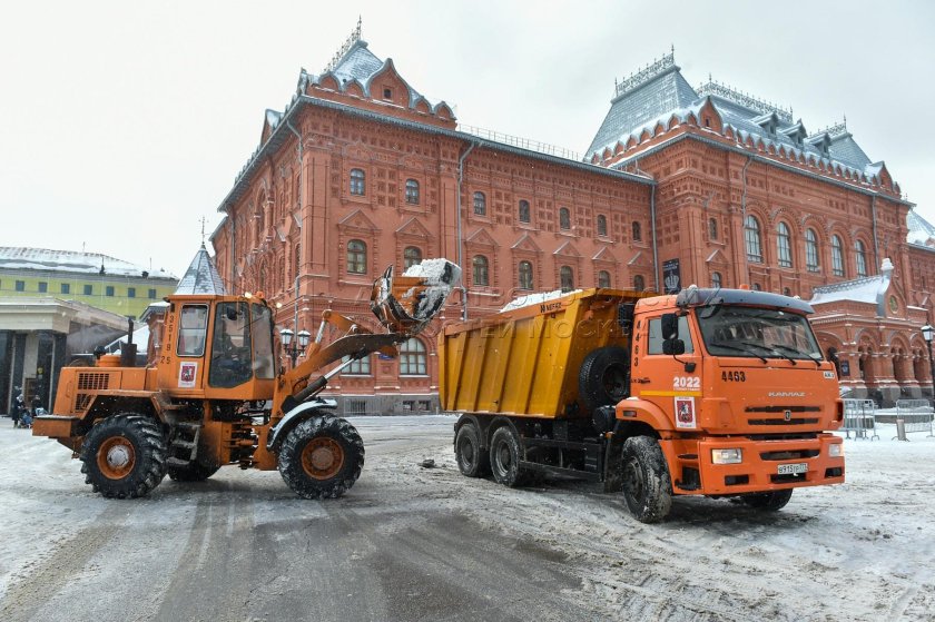 Чистка дорог от снега