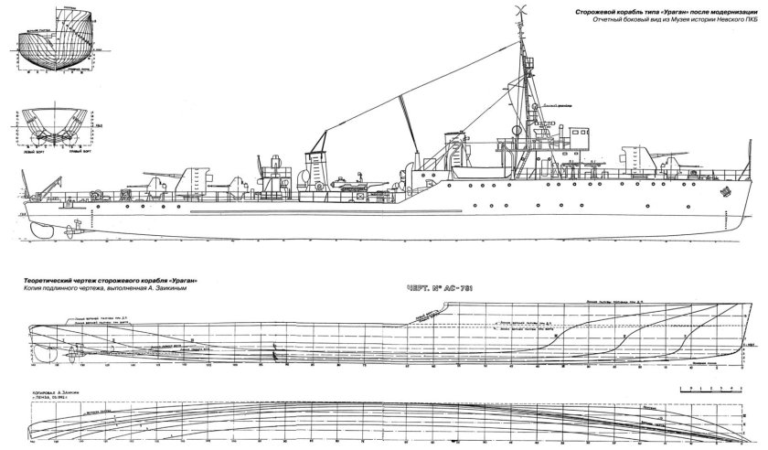 Ракетный крейсер пр58 чертежи