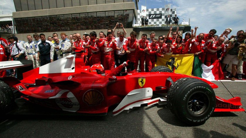 Ferrari f2004 Михаэля Шумахера