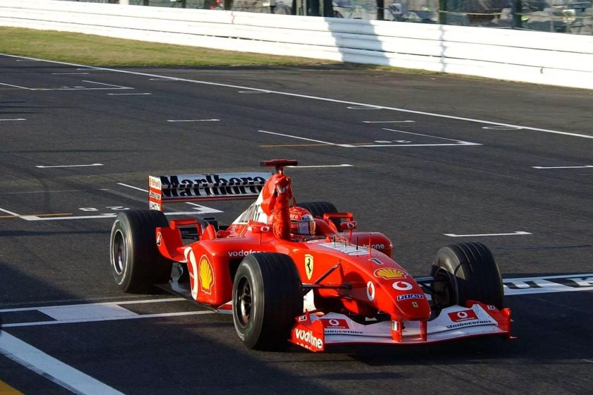 Ferrari f2002 Михаэль Шумахер