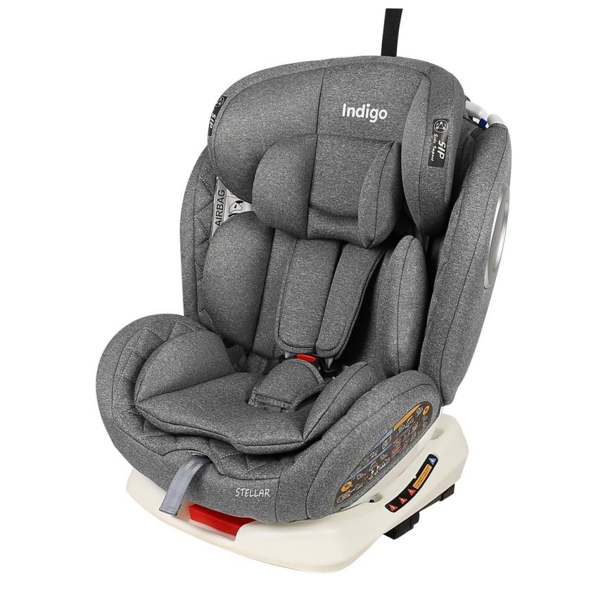 Автокресло Stellar Isofix, yc06, группа 0+1+2+3 (0-36 кг), (Indigo), (серый), шт