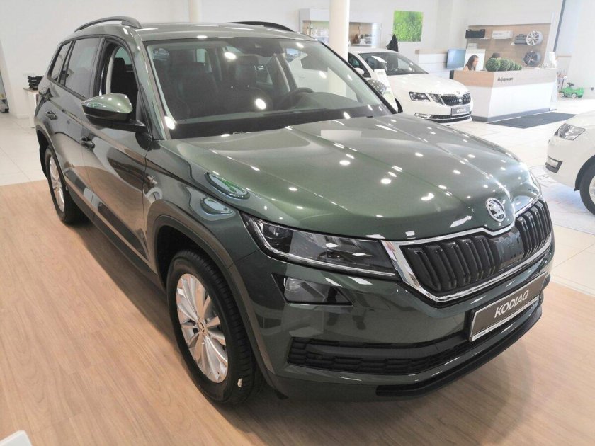 Шкода Кодиак зеленый