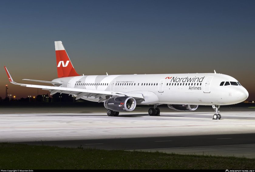 Airbus a321 Nordwind Airlines