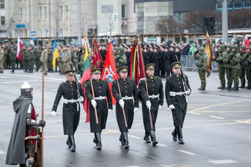 ВВС Латвии на параде