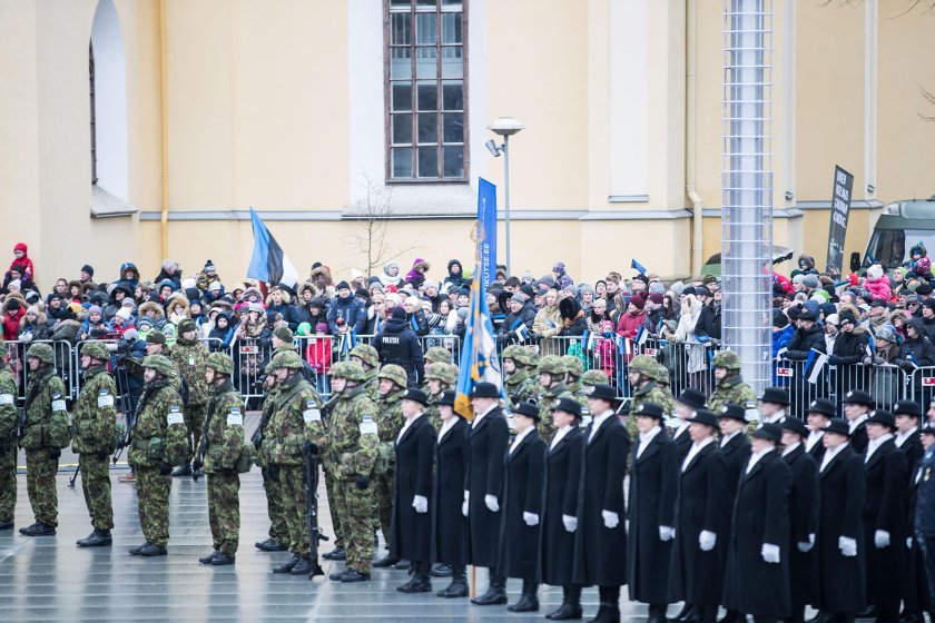 ВВС Эстонии на параде