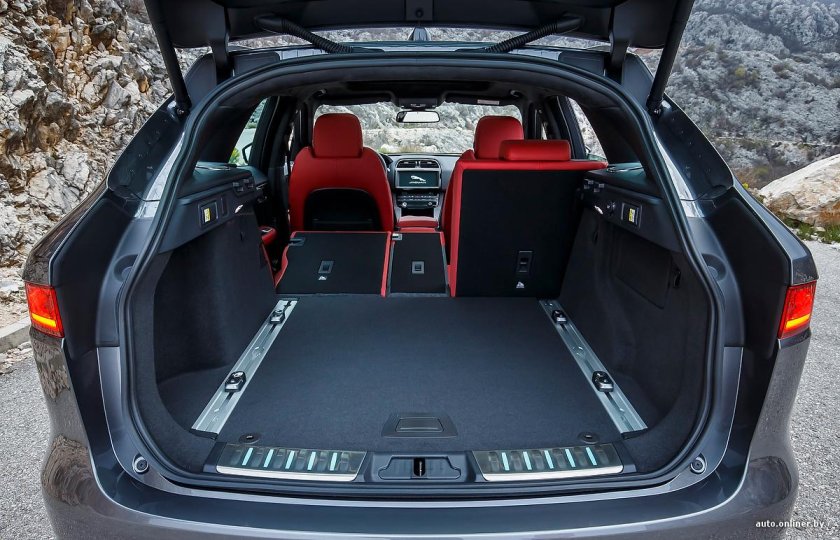 Jaguar f-Pace багажник