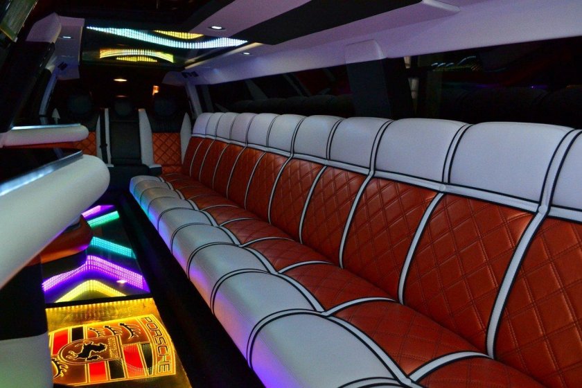 Порше Кайен лимузин салон