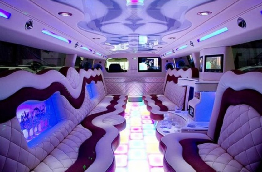 Хаммер h2 лимузин салон