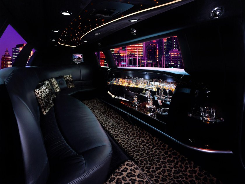 Лимузин Линкольн интерьер