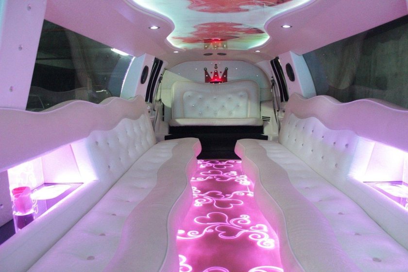 Хаммер лимузин белый салон