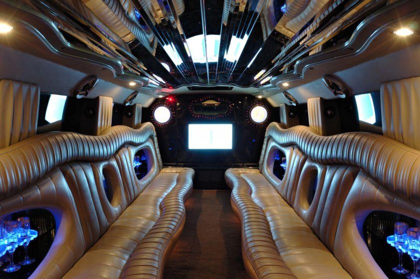 Лимузин внутри