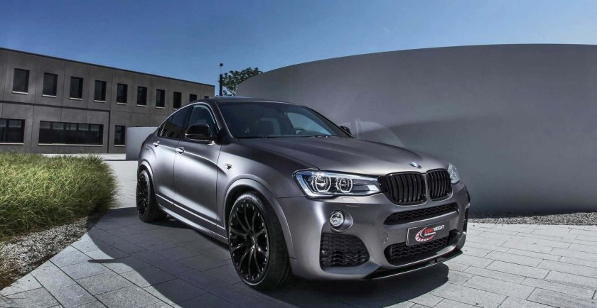 BMW x4 m серая матовая