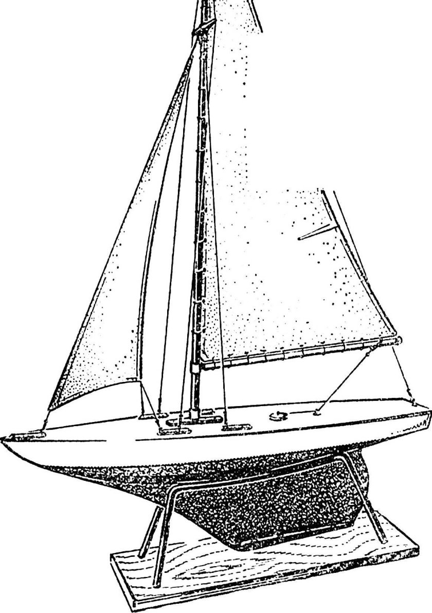 Модель яхты