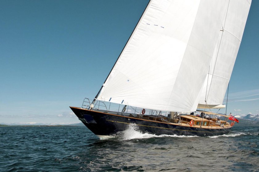 Океанская парусная яхта