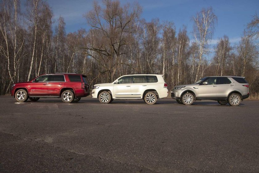 Шевроле Тахо и ленд Крузер 200