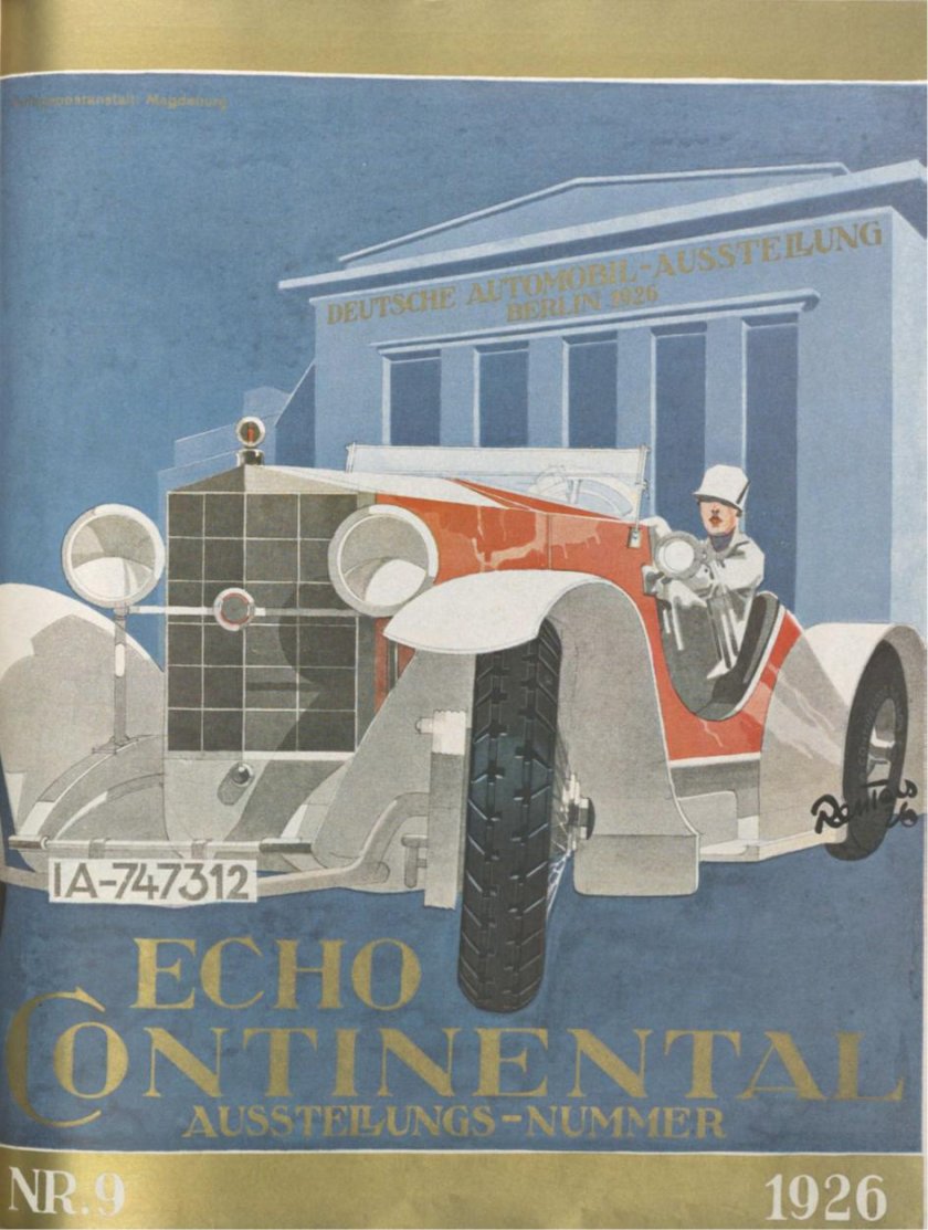 Bernd Reuters (1901–1958): арт-деко в автомобильной рекламе